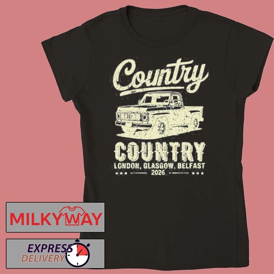 Country To Country London Glasgow, Belfast shirt