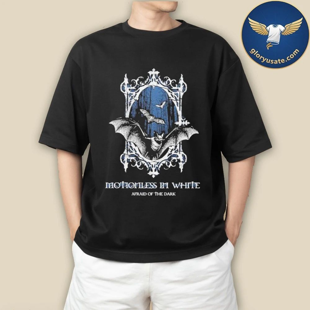 Motionless in White Afraid Of The Dark Bat T-Shirt
