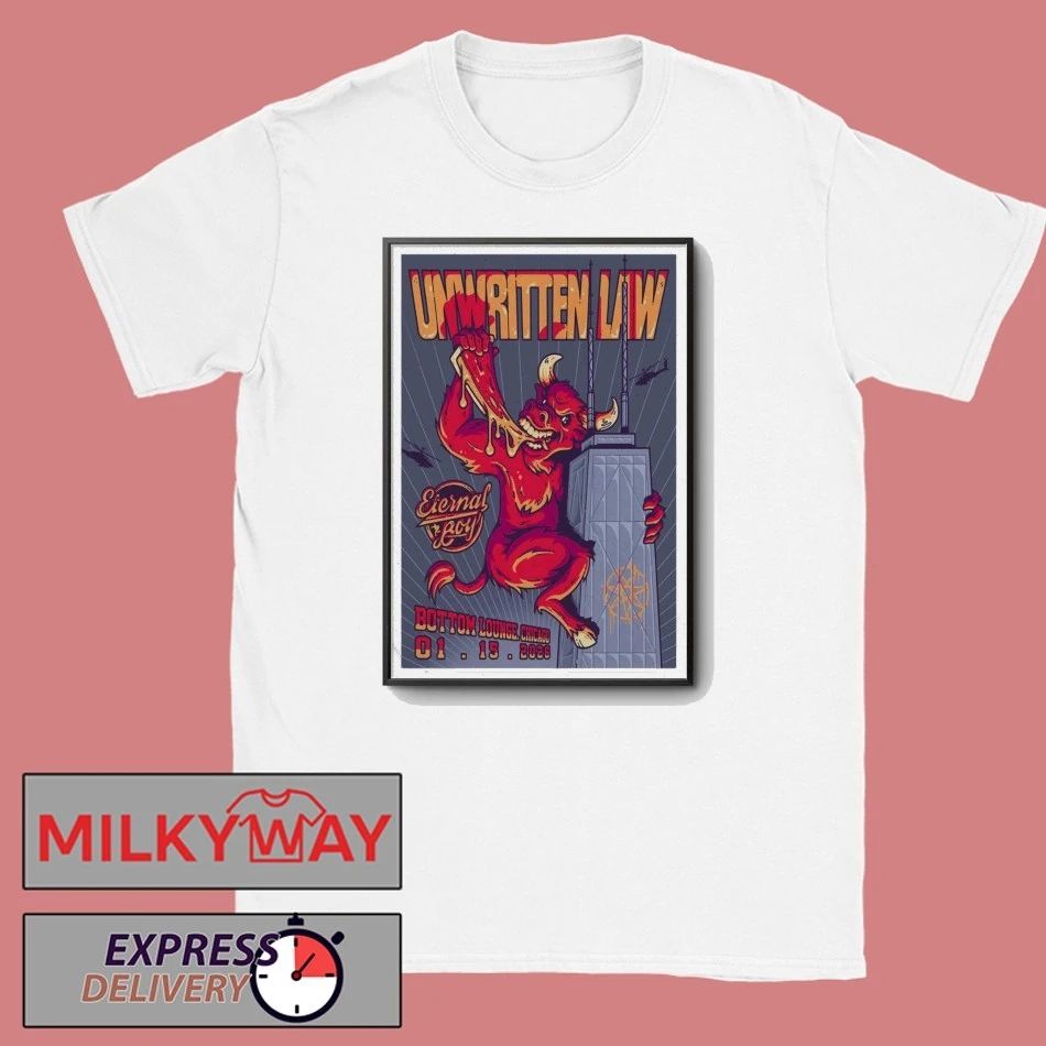 Unwritten Law Jan 15 2026 Poster Chicago shirt