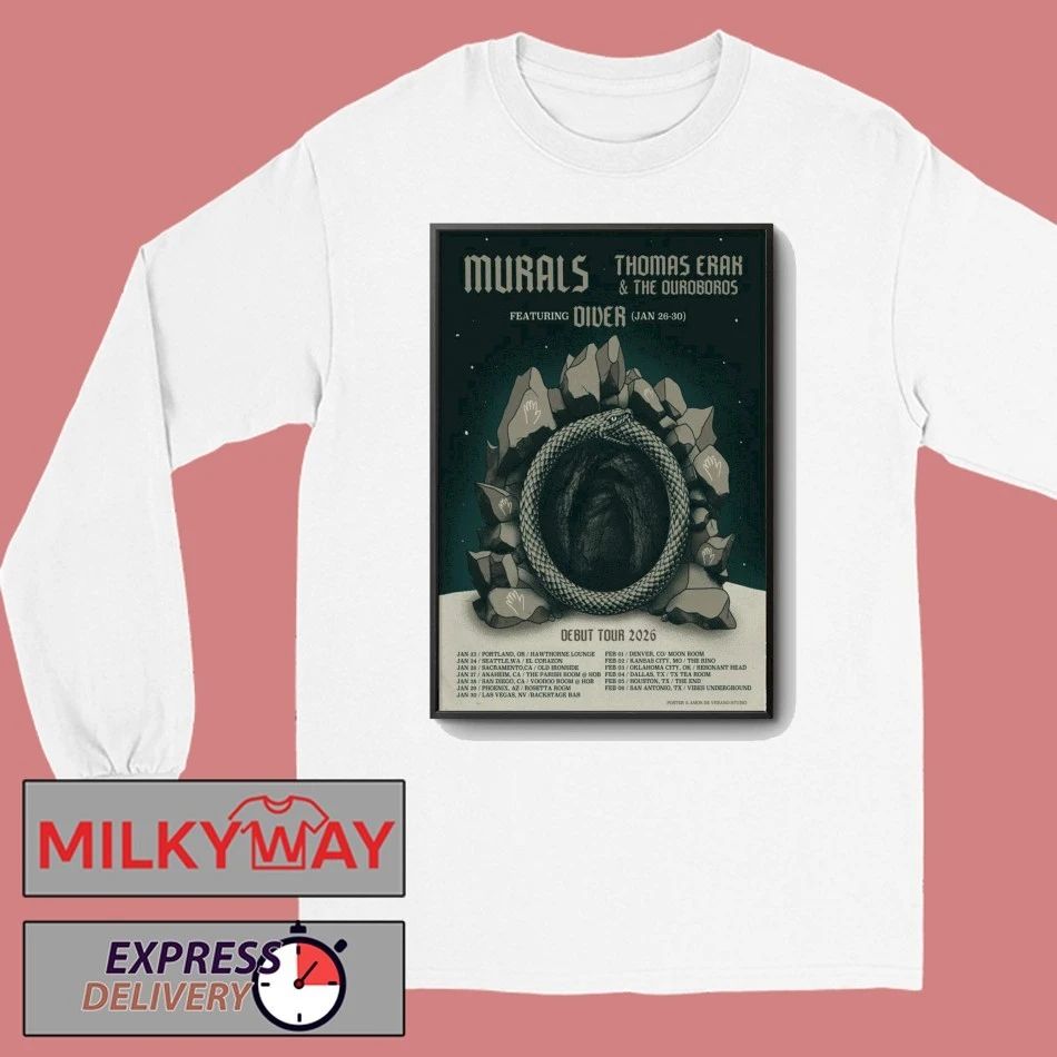 2026 Thomas Erak & The Ouroboros Debut Tour Poster shirt