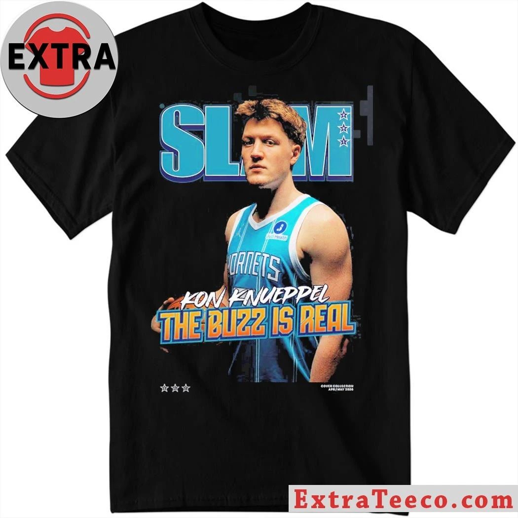Kon Knueppel Charlotte Hornets SLAM 261 Cover The Buzz Is Real 2026 T-Shirt
