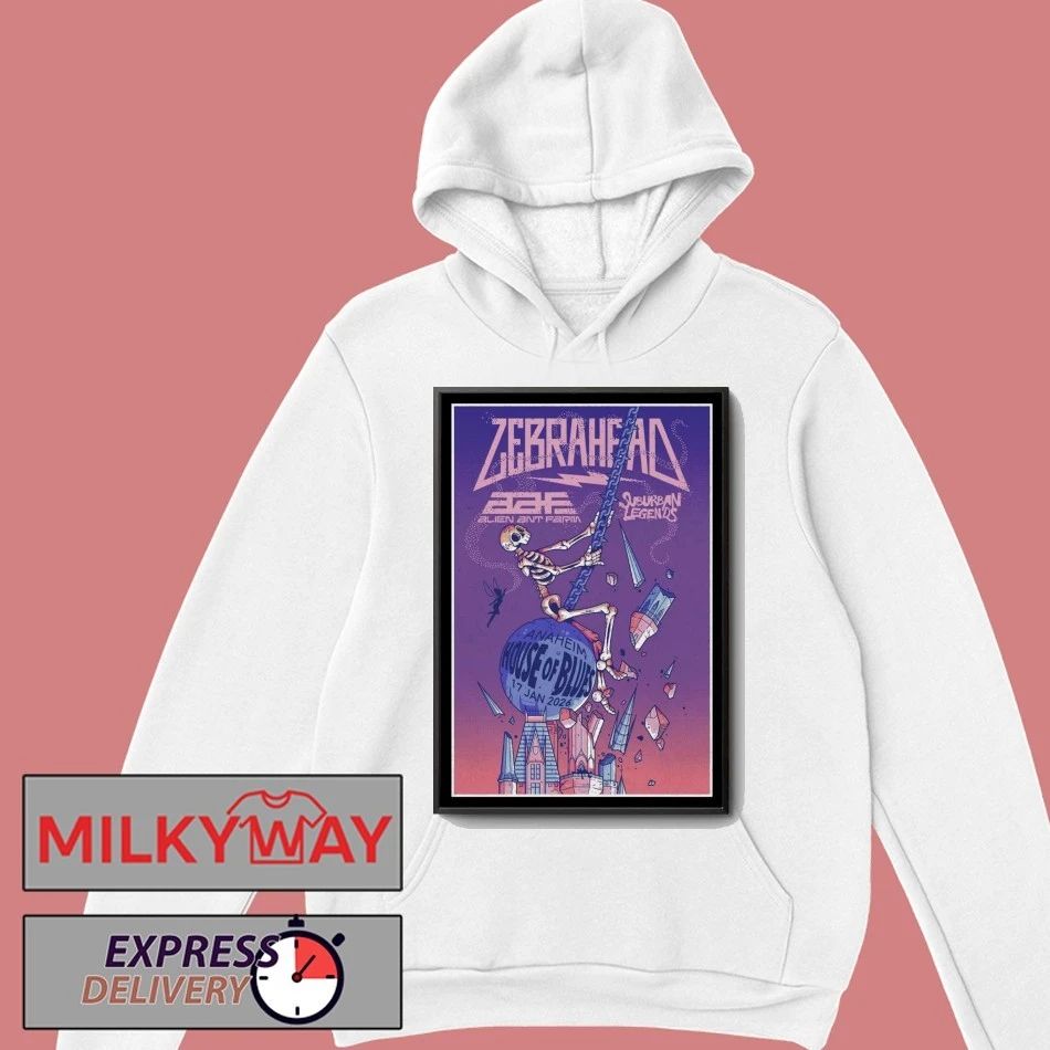 Zebrahead January 17 2026 Anaheim, CA Poster shirt