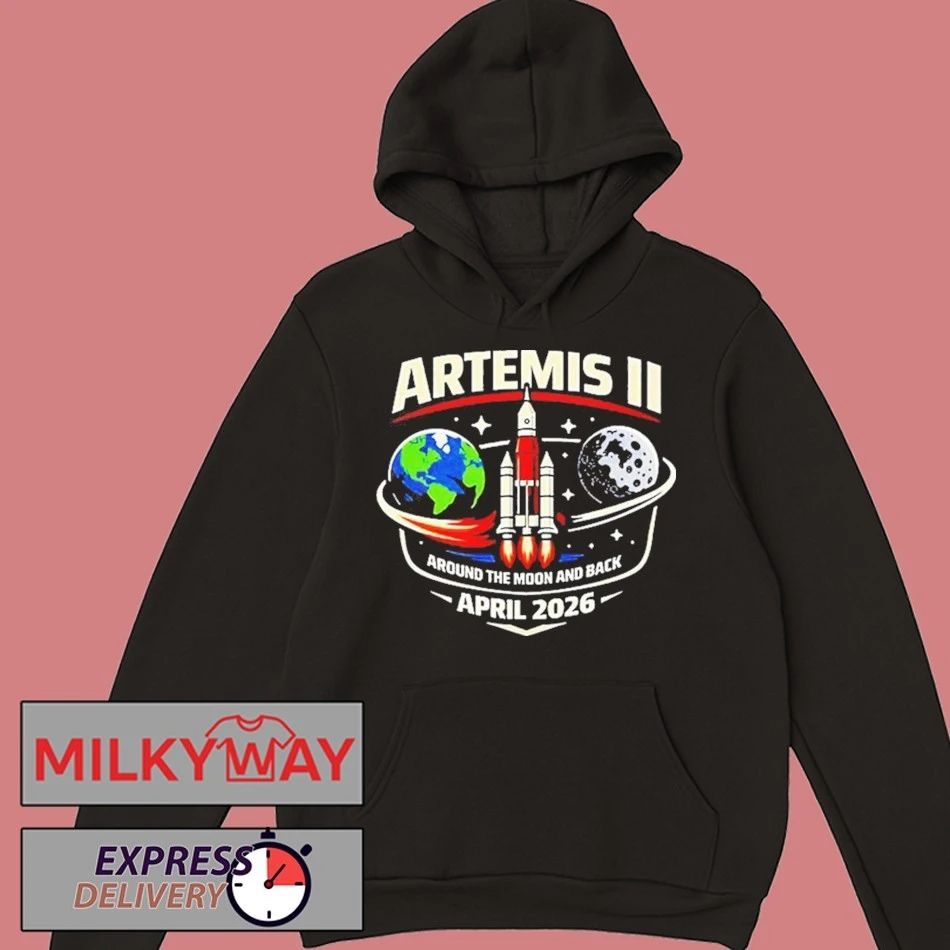 NASA Artemis II Around The Moon And Back On April 2026 shirt