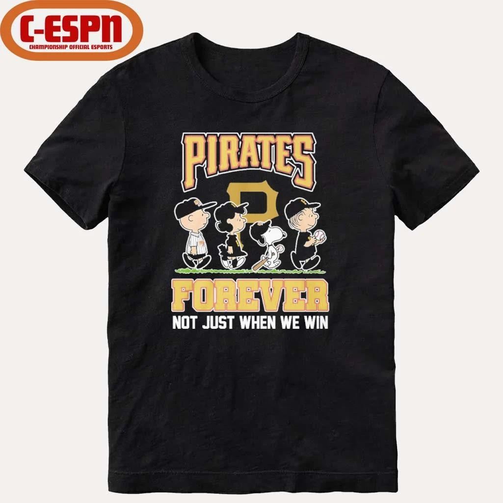 The Peanuts Characters Forever X Pittsburgh Pirates Shirt