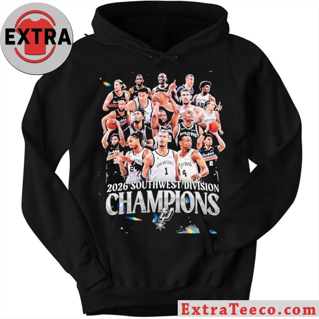 San Antonio Spurs 2026 Southwest Division Champions Shirt