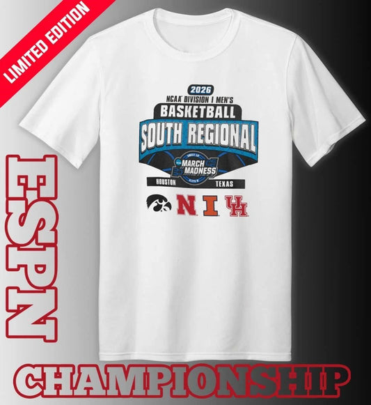 4 Teams South Regional 2026 NCAA DI Men’s Basketball Sweet Sixteen T-Shirt