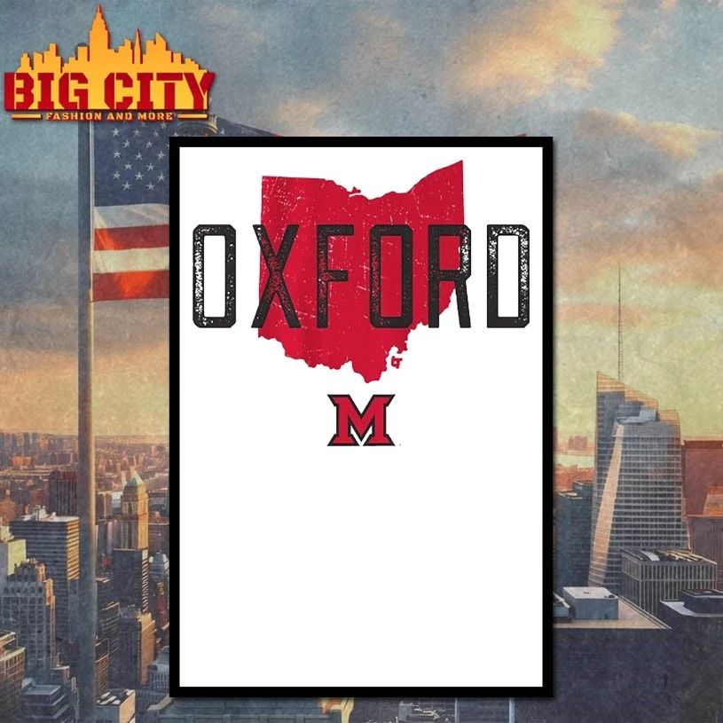 Miami OH RedHawks Oxford Hometown T-shirt