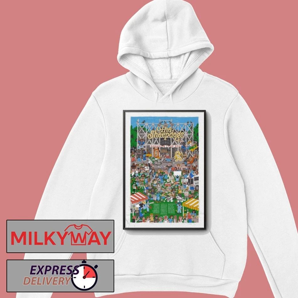 The Sheepdogs 2026 Canadian Tour Poster shirt