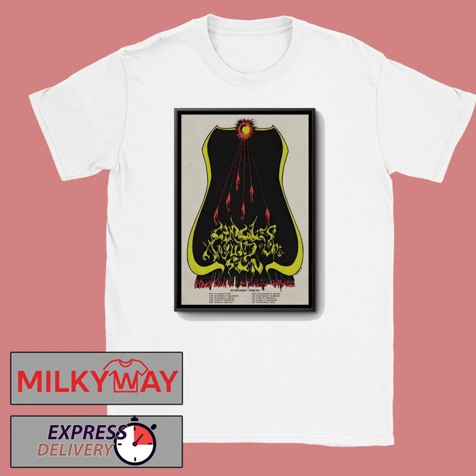 Circles Around The Sun Spring 2026 Western Roundup Tour Poster shirt