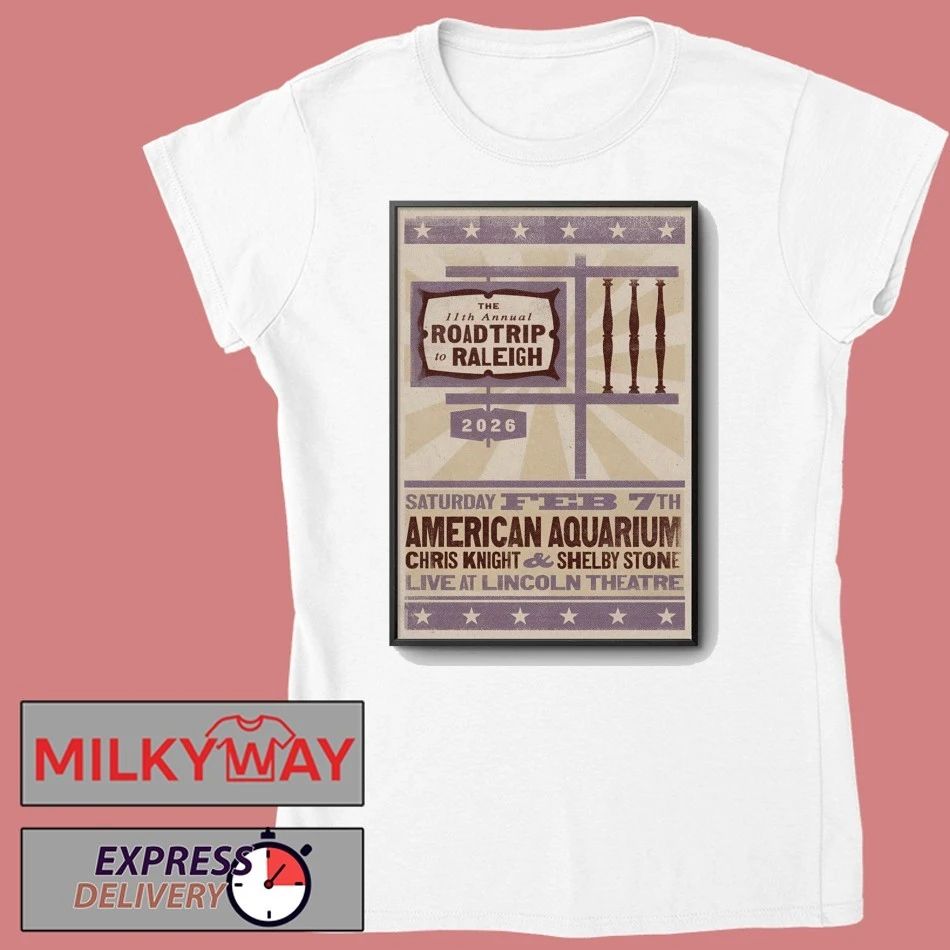Road Trip To Raleigh Feb 7 2026 Raleigh NC Poster shirt