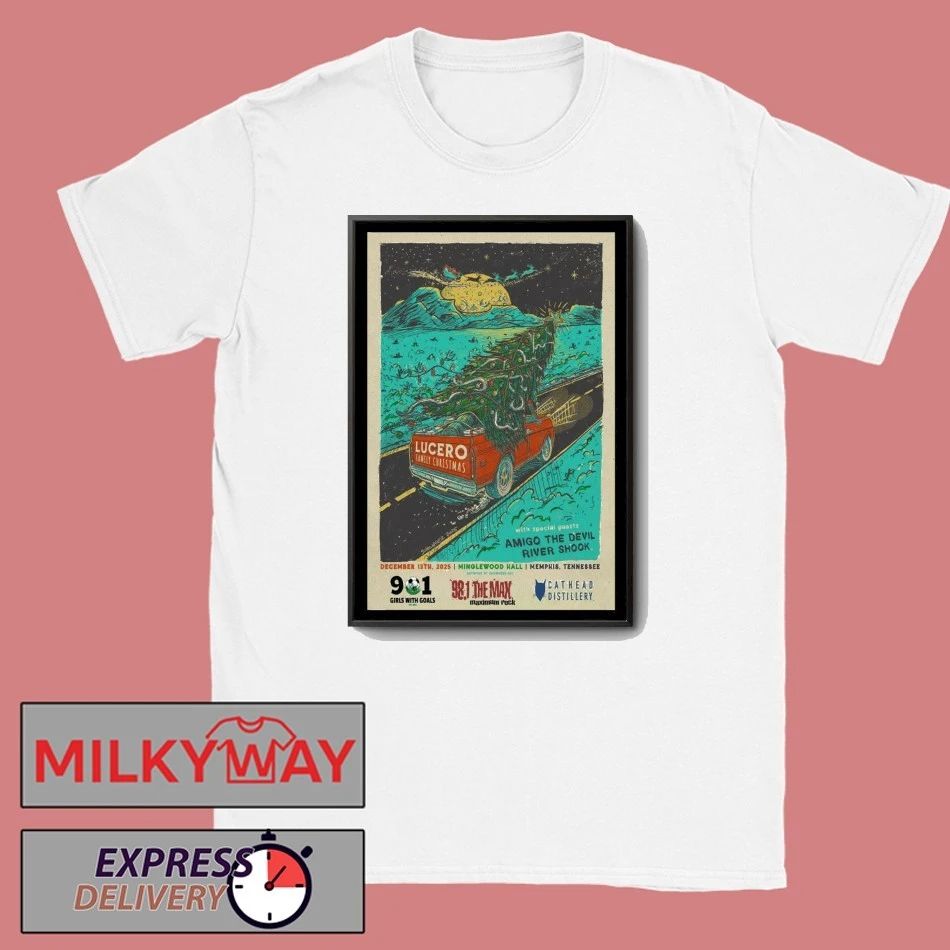 Lucero Tour Memphis, TN 2025 Poster shirt