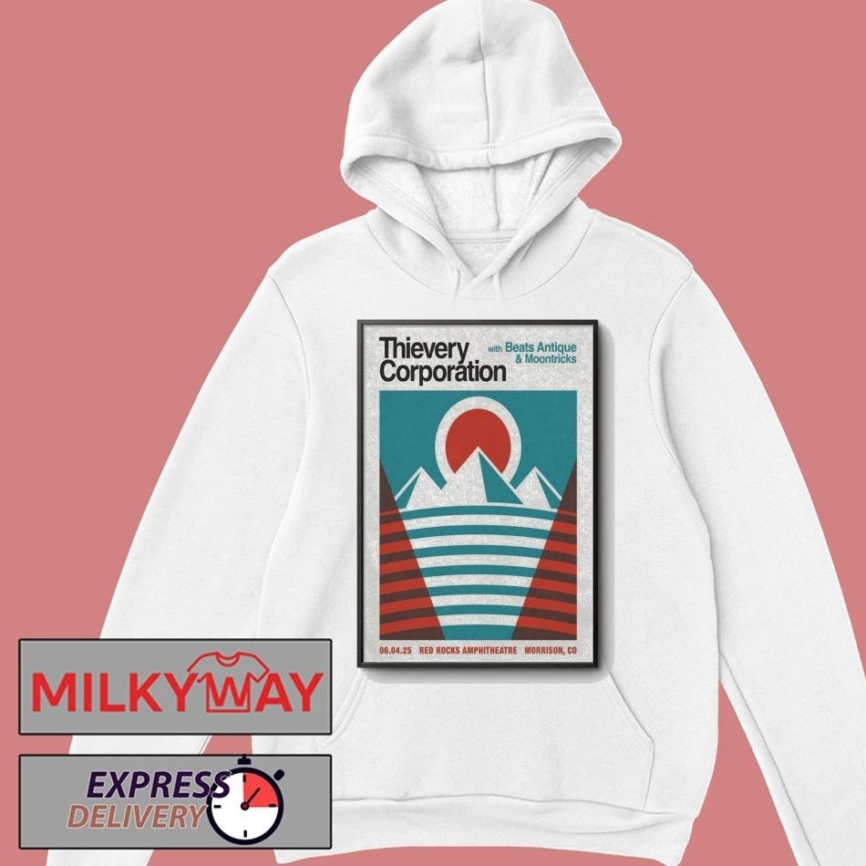 Thievery Corporation 06.04.2026 Red Rocks Poster shirt