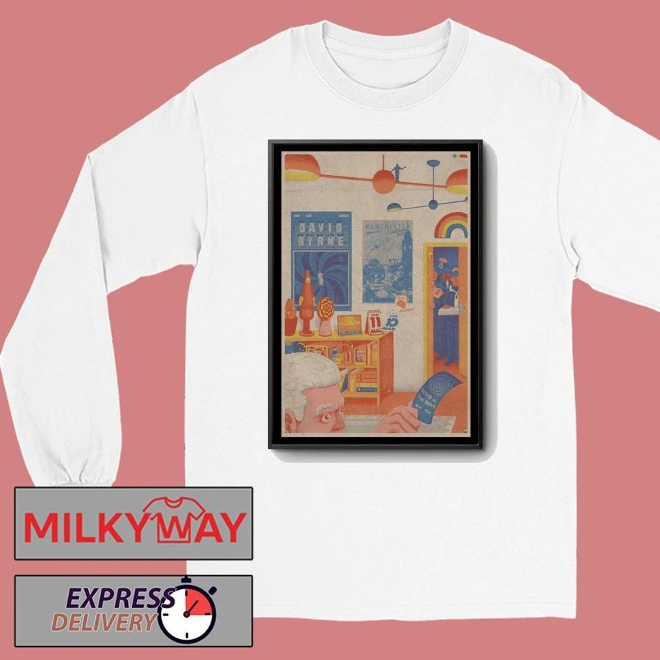 Mar 11 2206 DAVID BYRNE Poster Manchester, UK shirt