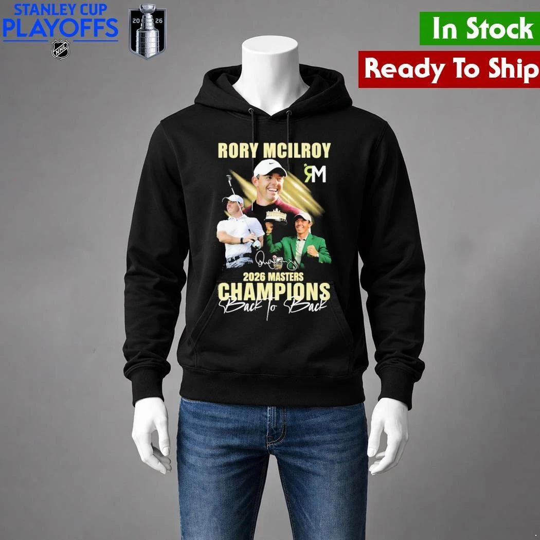 Rory McIlroy Champions Back To Back Master Golf Shirt