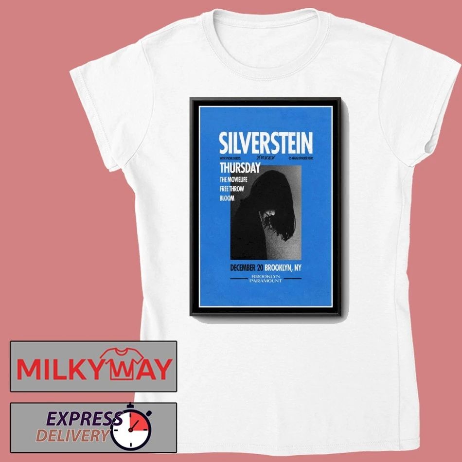 Silverstein Brooklyn NY Concert Poster shirt