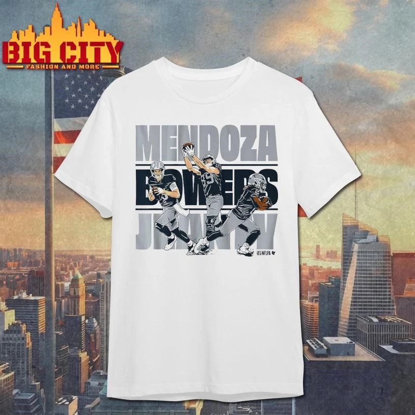 Fernando Mendoza, Ashton Jeanty And Brock Bowers Vegas Trio shirt