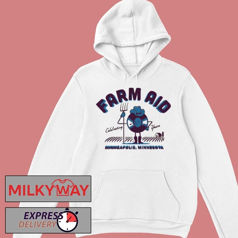 Farm Aid 40 Record Dude Shirt