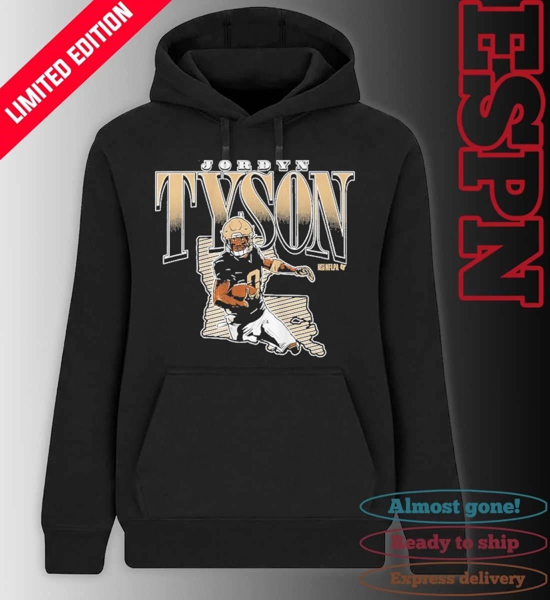 Saints Jordyn Tyson State Star Remix Shirt