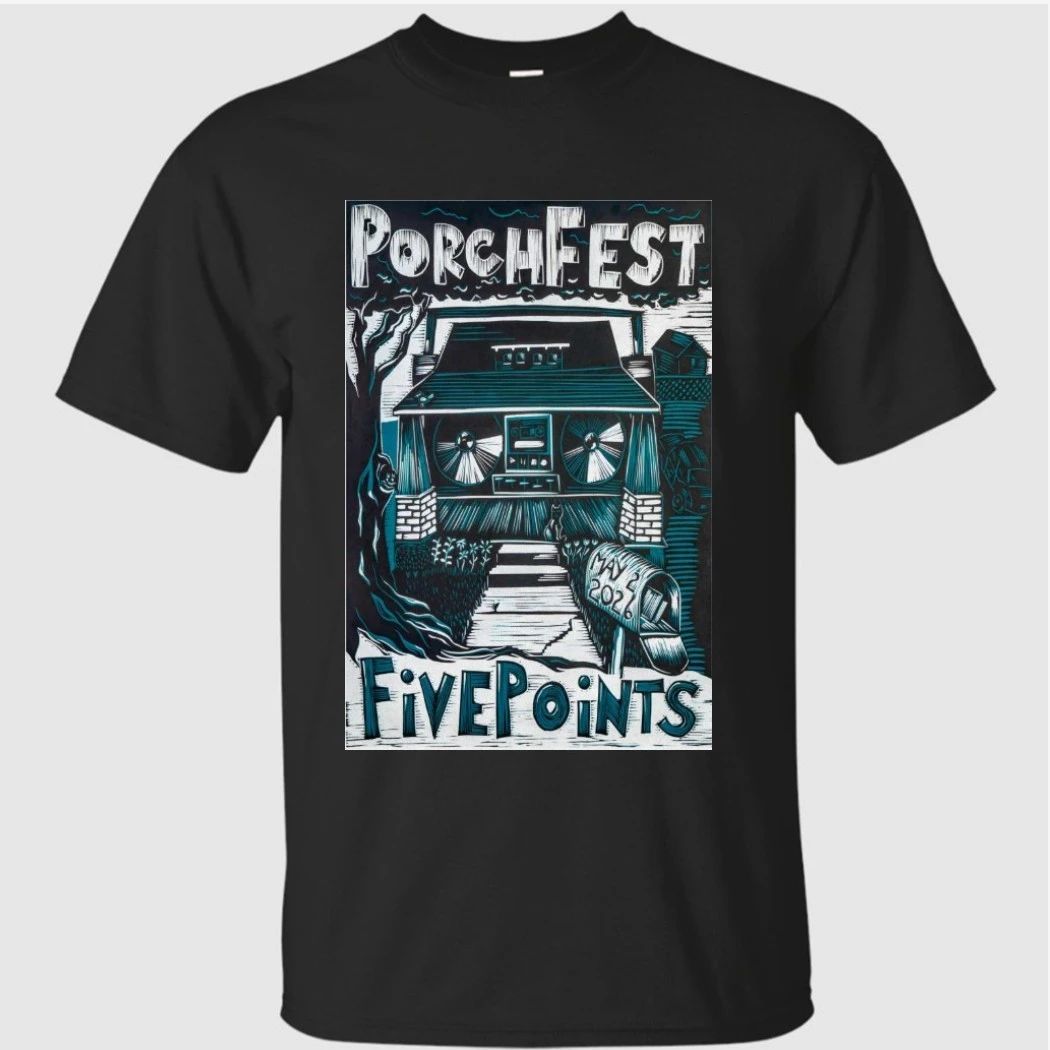PorchFest Five Points In Huntsville AL On May 2 2026 Poster Shirt