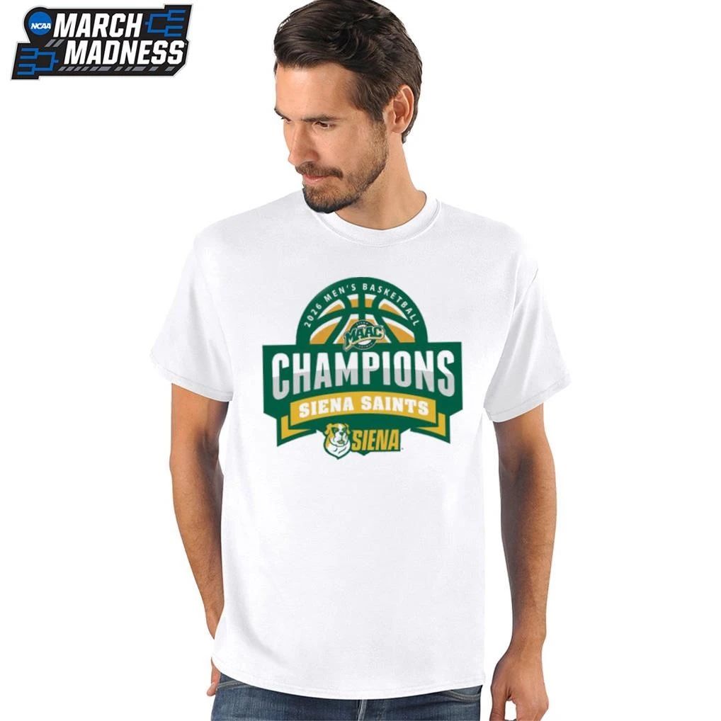 Siena University 2026 MAAC Men’s Basketball Champions T-Shirt