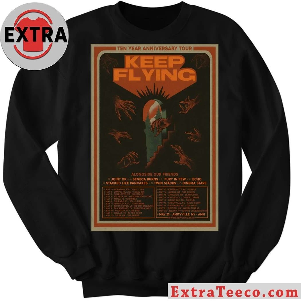 Keep Flying Ten Year Anniversary Tour 2026 Poster Shirt