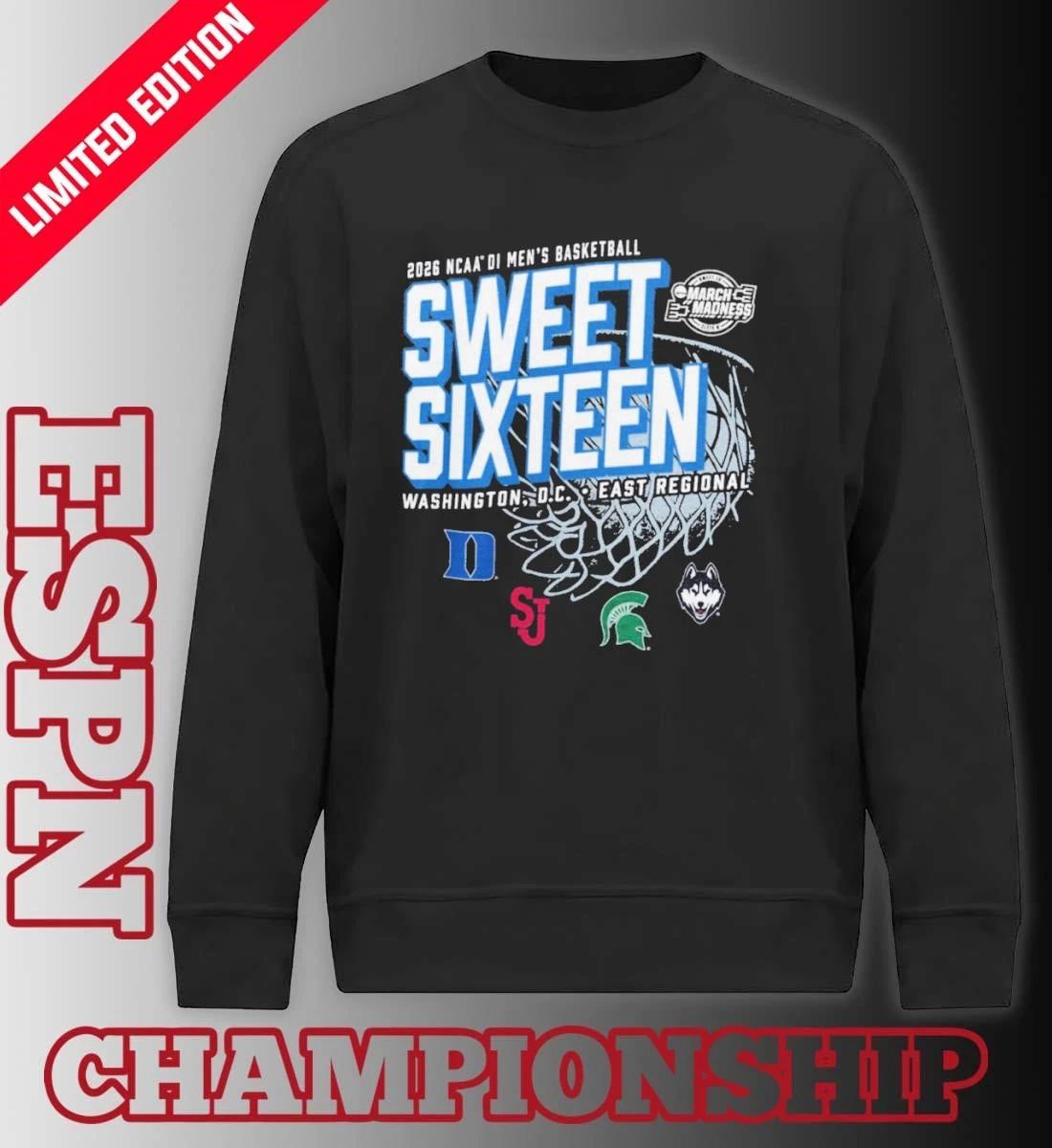 Washington, DC Midwest Regional 2026 NCAA DI Men’s Basketball Sweet Sixteen T-Shirt