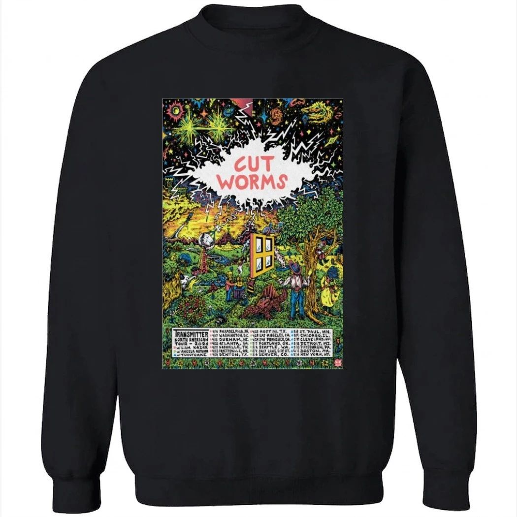 Cut Worms Transmitter North American 2026 Shows Poster Shirt