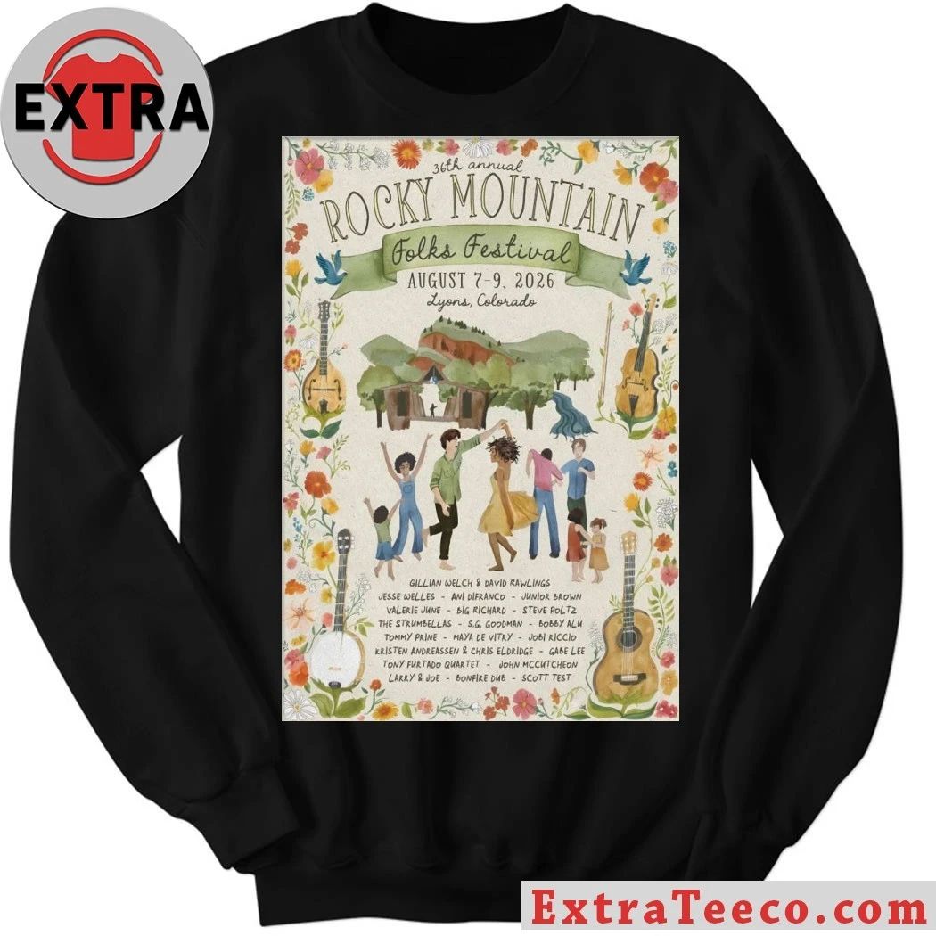 36th Annual Rocky Mountain Event Lyons CO On Aug 7-9 2026 Poster Shirt