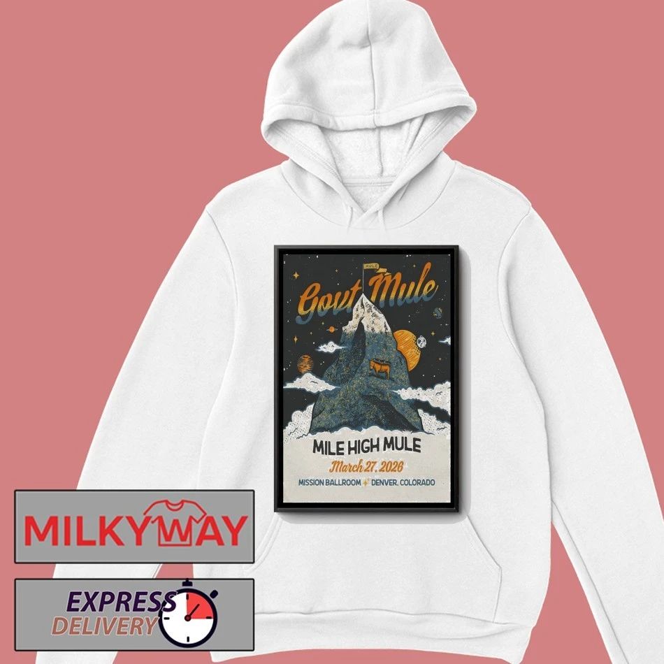 Gov’t Mule Event Denver CO On Mar 27 2026 Poster shirt