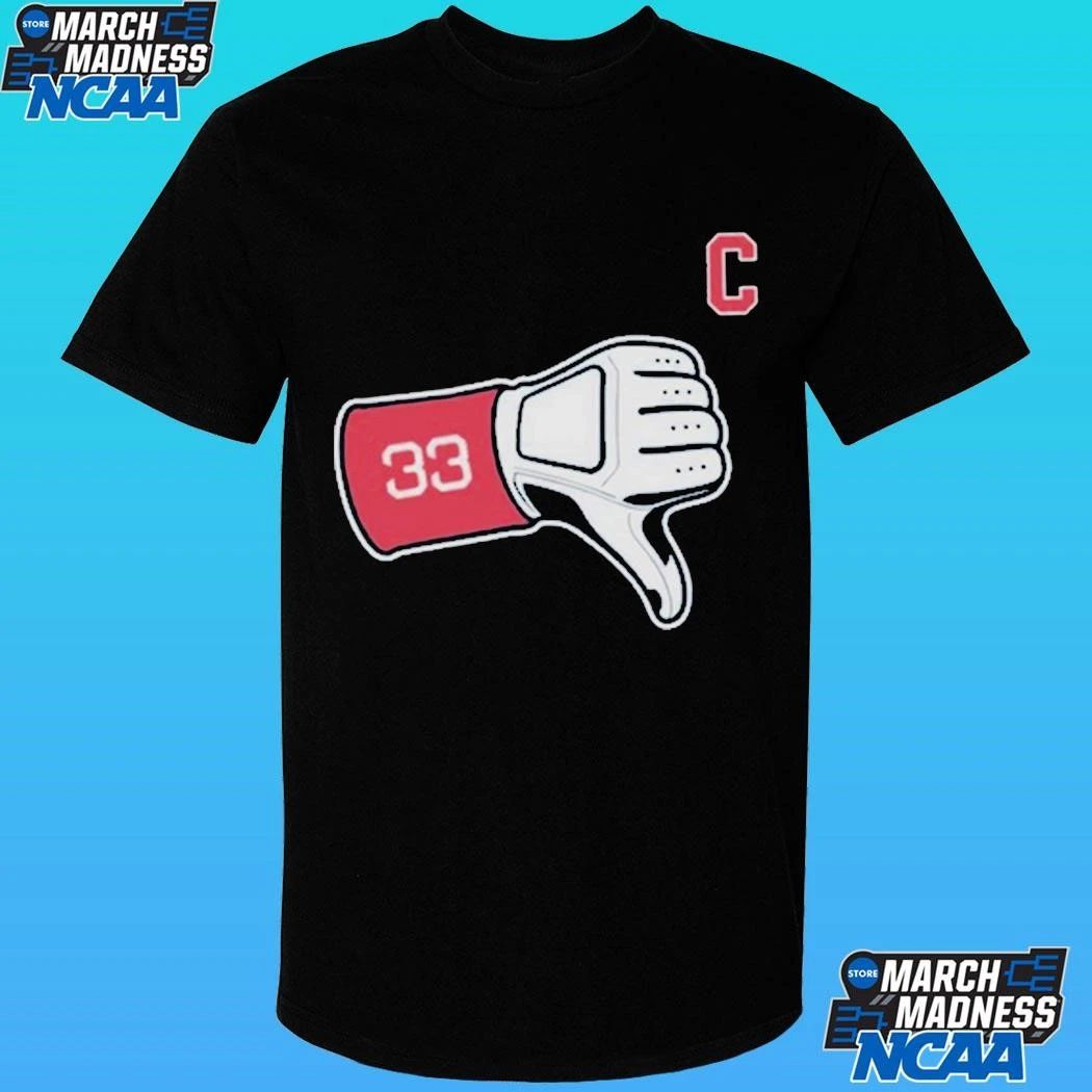 Hunter Gaddis Cleveland Guardians Thumbs Down Shirt