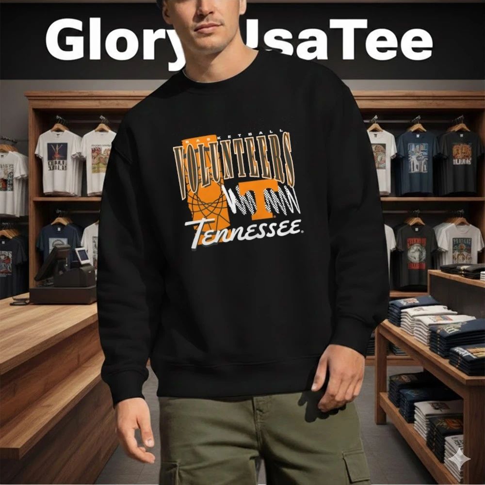 Tennessee Volunteers Men’s Basketball Graphic Tri-Blend T-Shirt