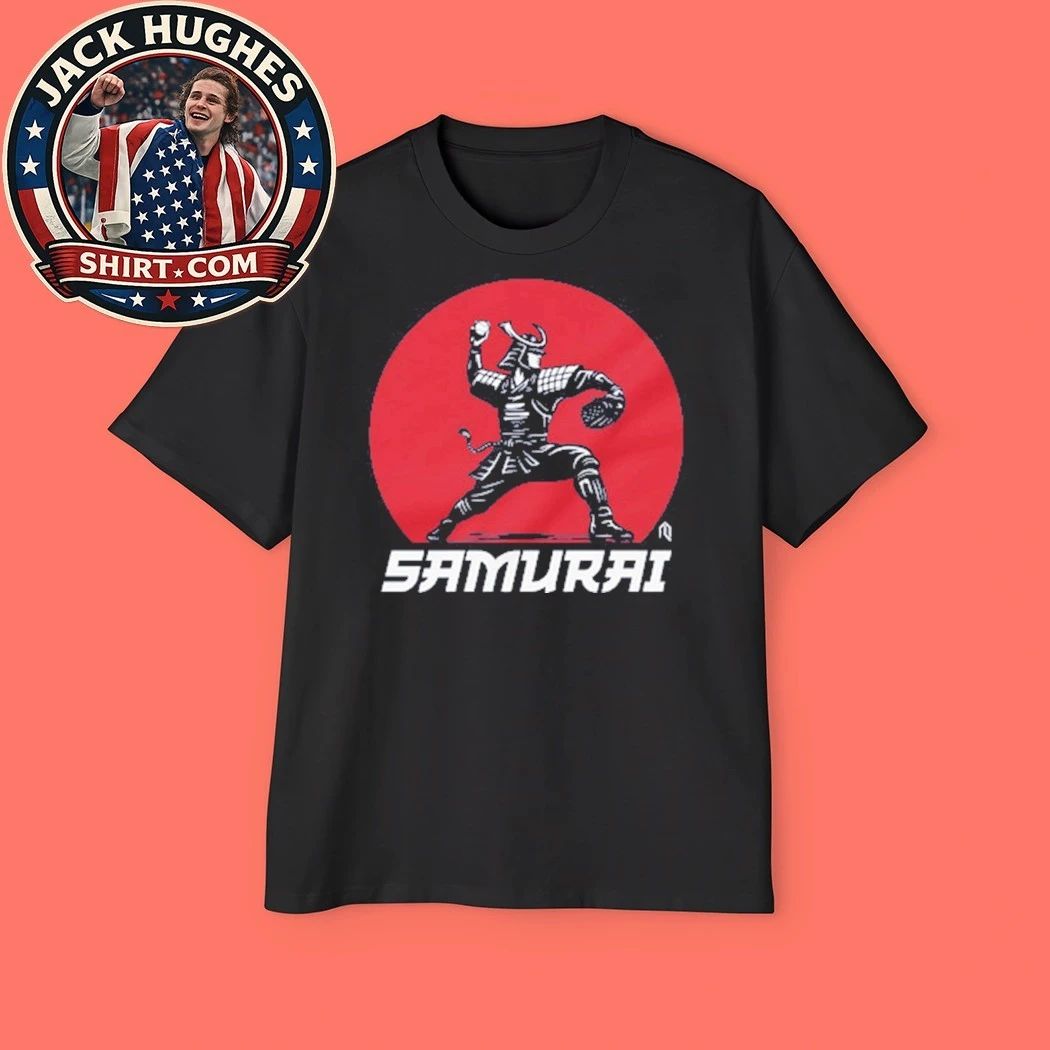 Samurai Pitcher Baseball T-Shirt
