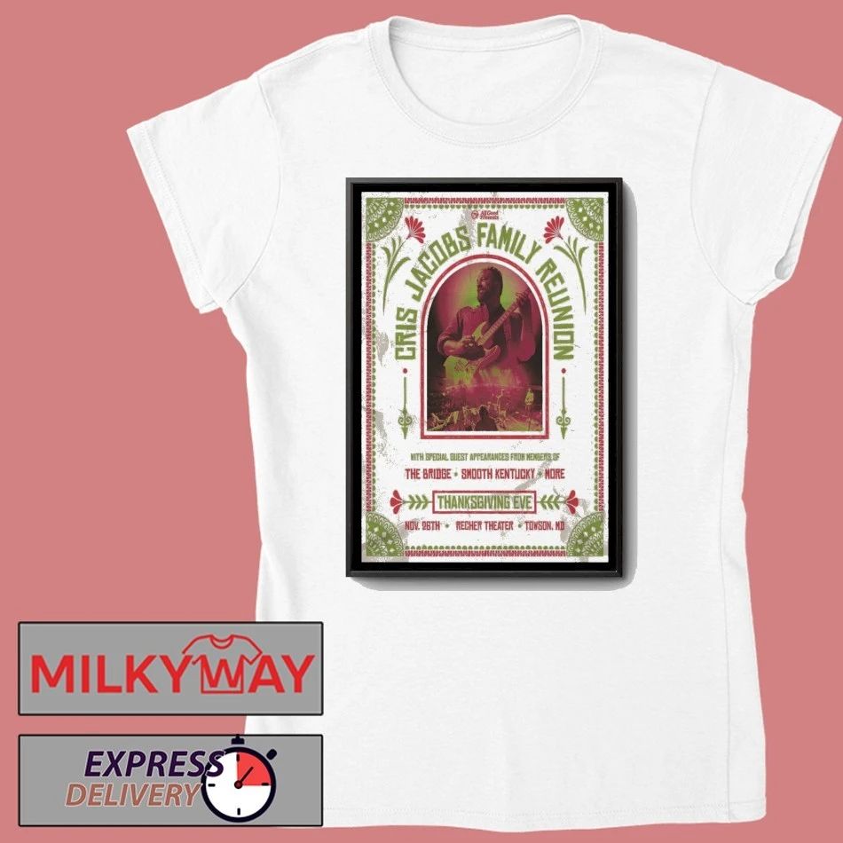 Cris Jacobs The Recher Theater Towson MD Event 2025 Poster shirt