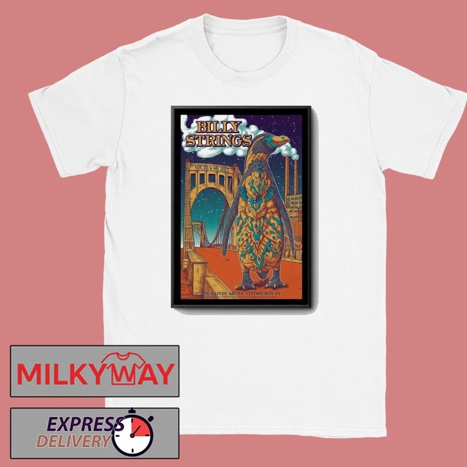 Poster Billy Strings Show Pittsburgh, PA 2025 November 7 + 8 shirt