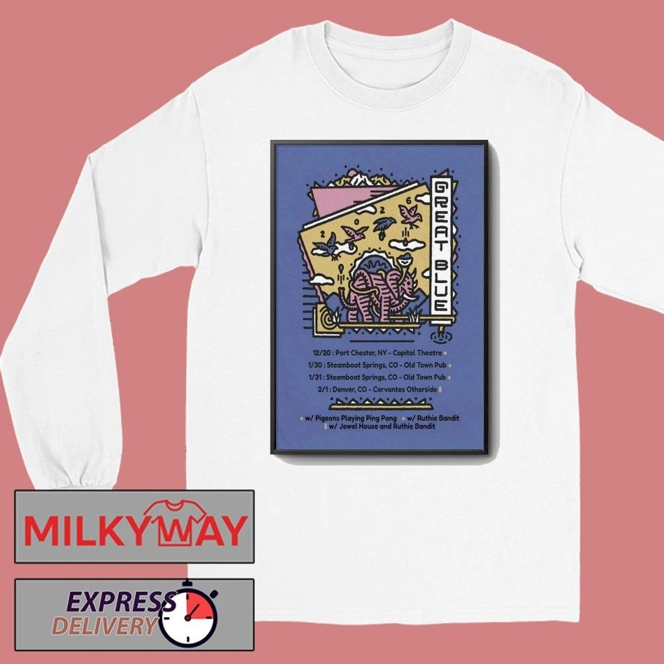 Great Blue Colorado NYE Shows 2025-2026 Poster shirt