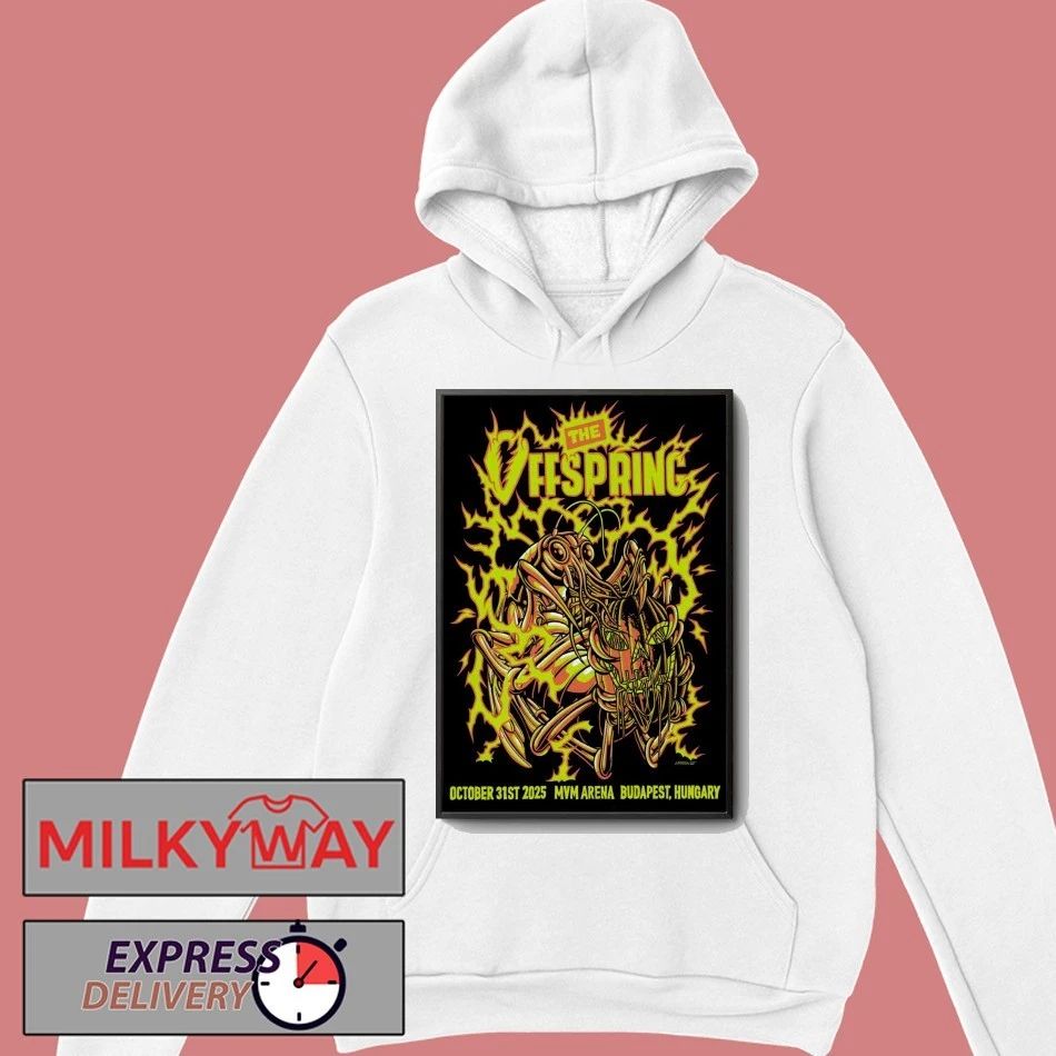 The Offspring MVM Arena Budapest Hungary Oct 31 2025 Poster shirt