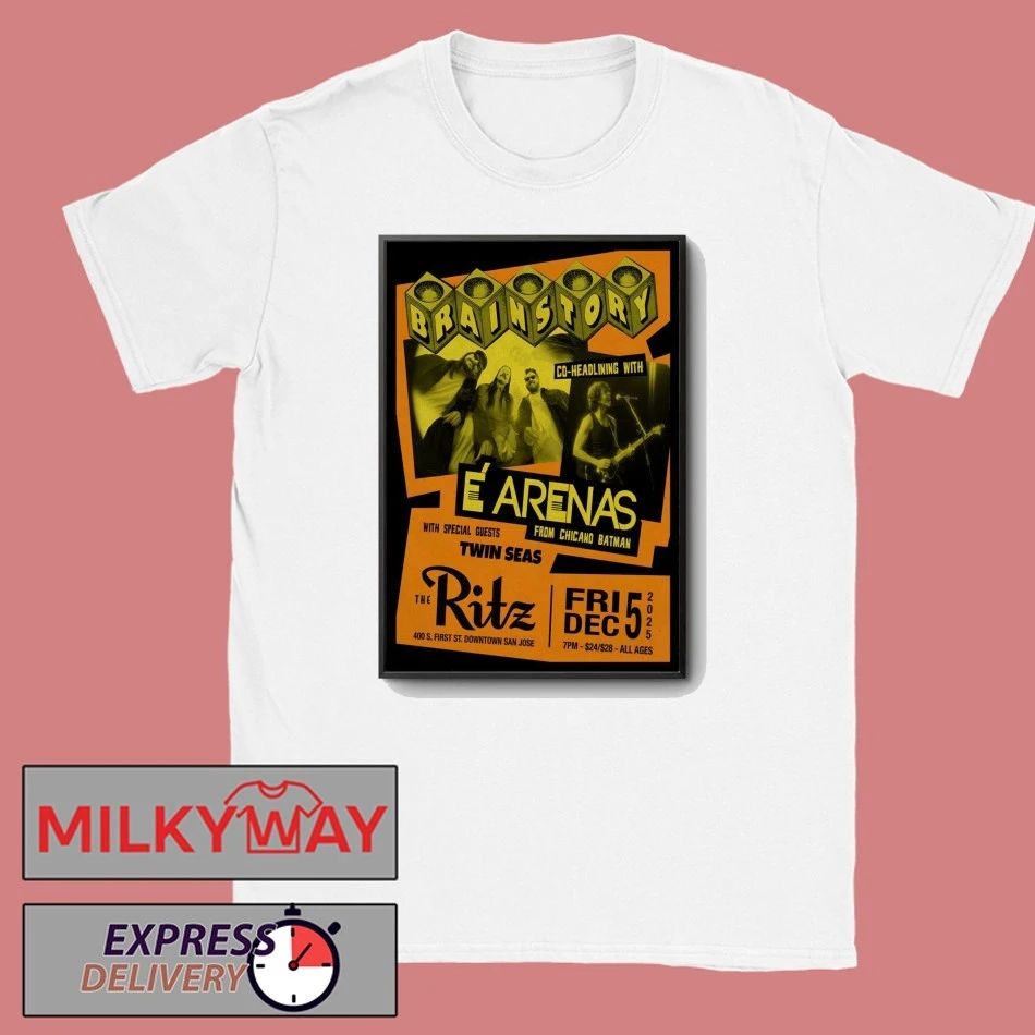 Brainstory The Ritz In San Jose CA December 5 2025 Poster shirt