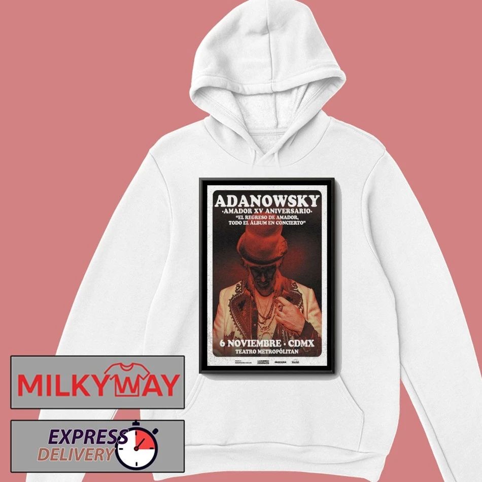 Adanowsky Teatro Metropolitan Mexico Poster shirt