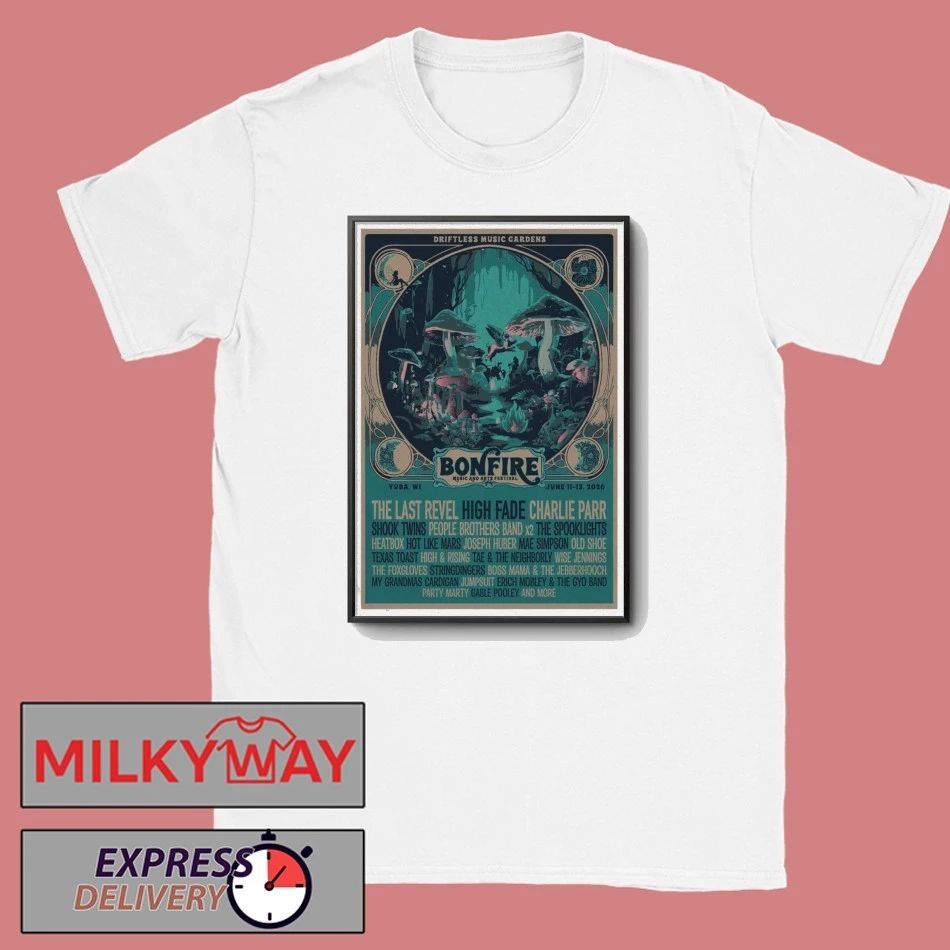 Bonfire June 11-13 2026Yaba, WI Poster shirt