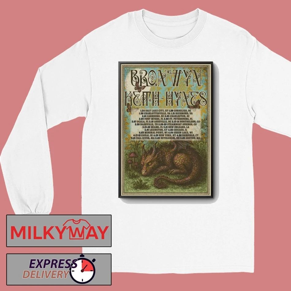 Poster Bronwyn Apr And May 2026 Tour shirt