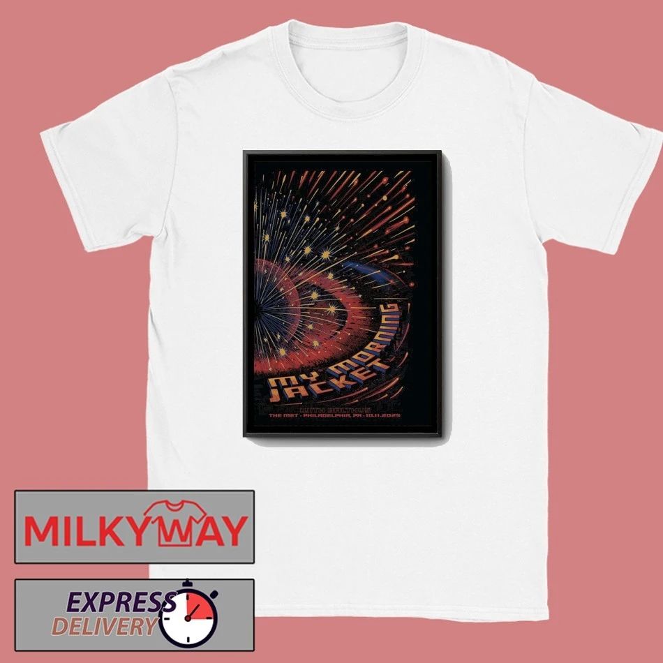 My Morning Jacket Tour 2025 Philadelphia PA Poster shirt