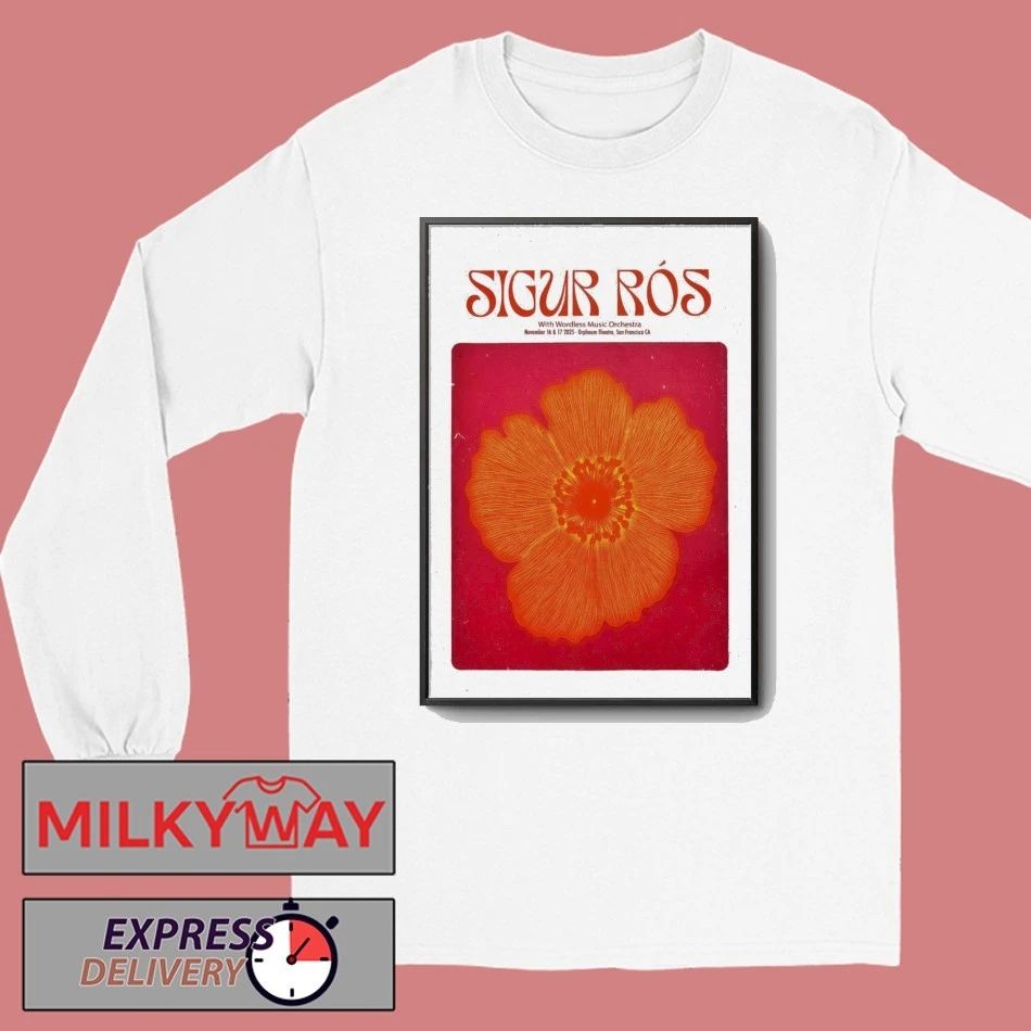 Sigur Ros 11 16-11 17 2025 San Francisco CA Poster shirt