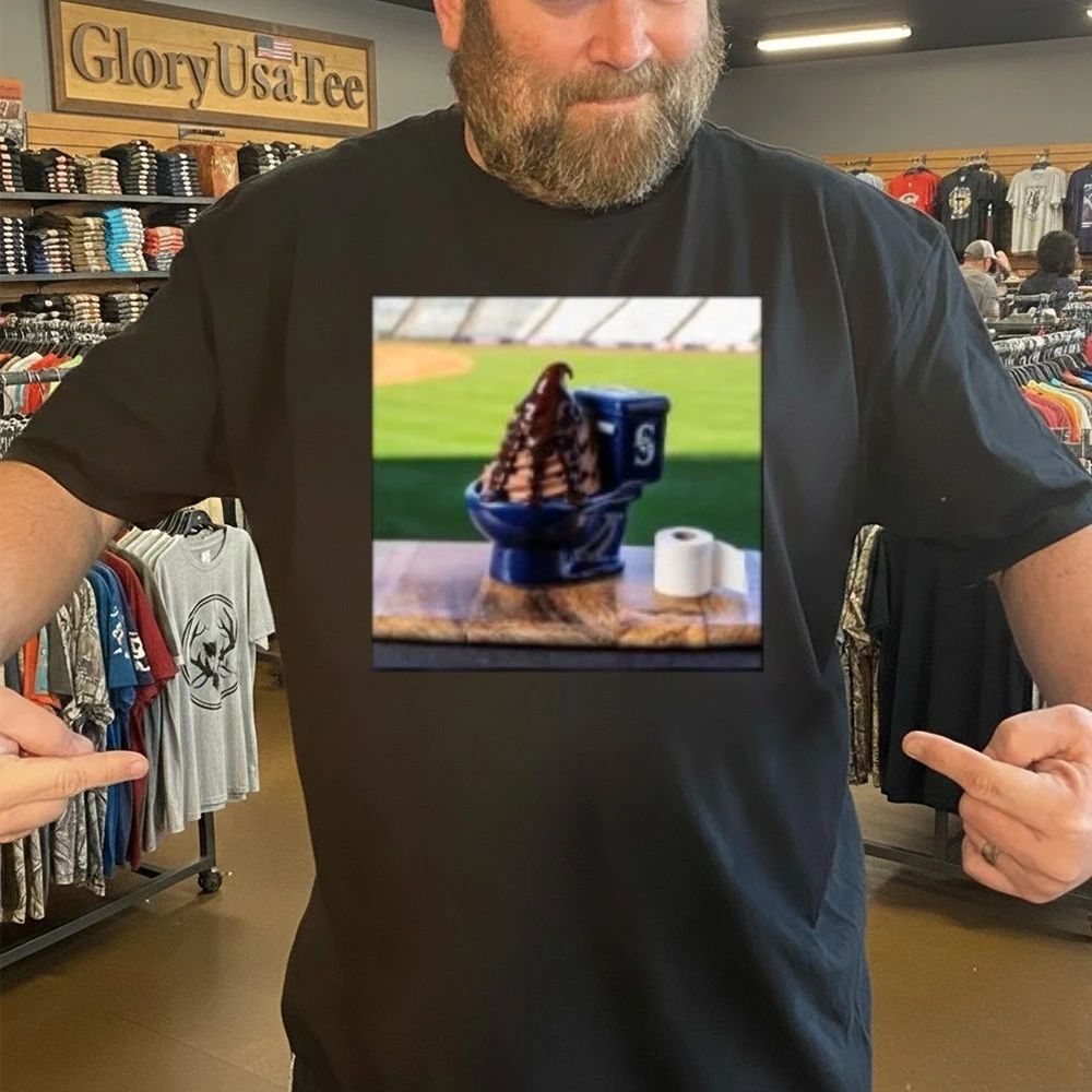 Mariners Big Dumper Sundae Chocolate Ice Cream Toilet Shirt