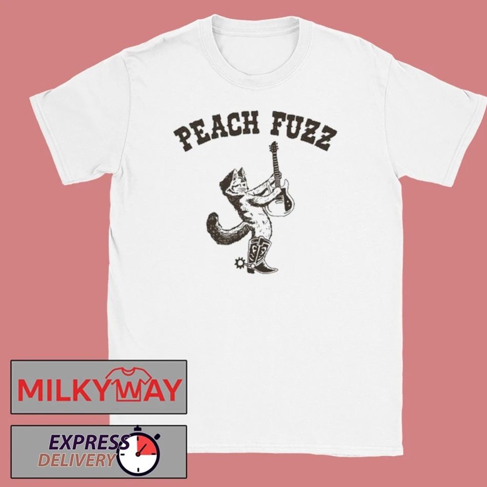 Peach Fuzz Cowboy Cat shirt