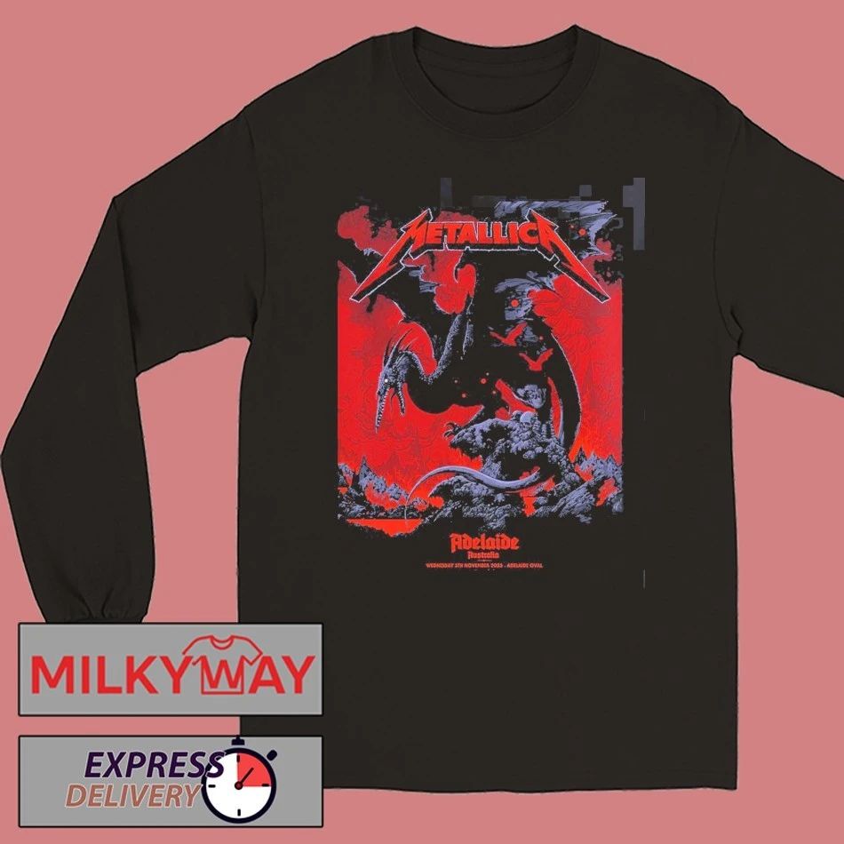 Metallica M72 Adelaide Australia wednesday 5th november 2025 shirt