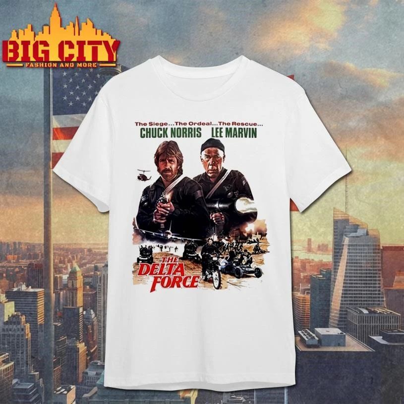 The Delta Force 1986 Chuck Norris And Lee Marvin Vintage Shirt