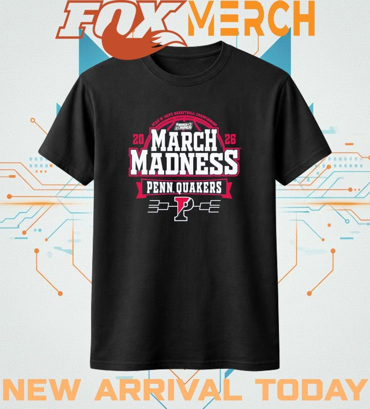 Pennsylvania Quakers 2026 NCAA Men’s Basketball March Madness Bound t-shirt