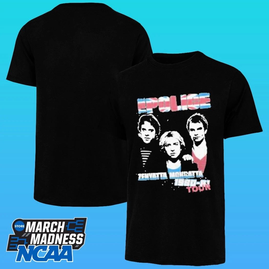 The Police Zenyatta Mondatta 1980 Tour Shirt