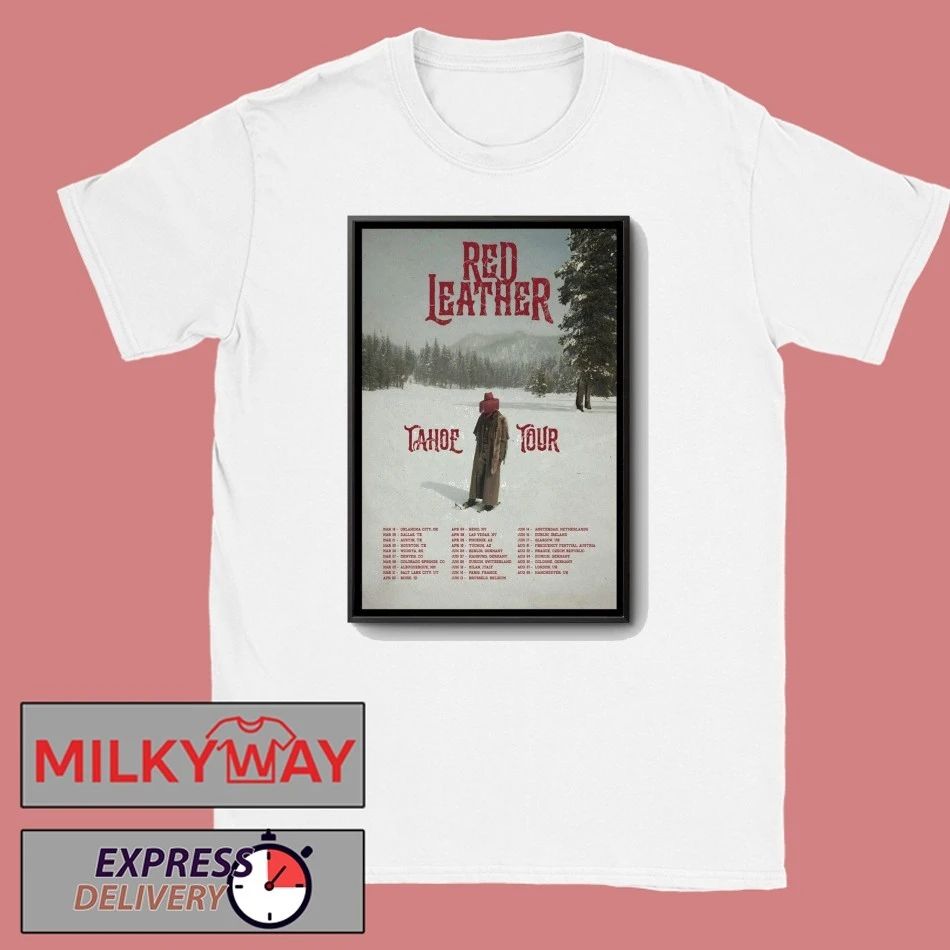 Poster Red Leather Tahoe World Tour 26 shirt