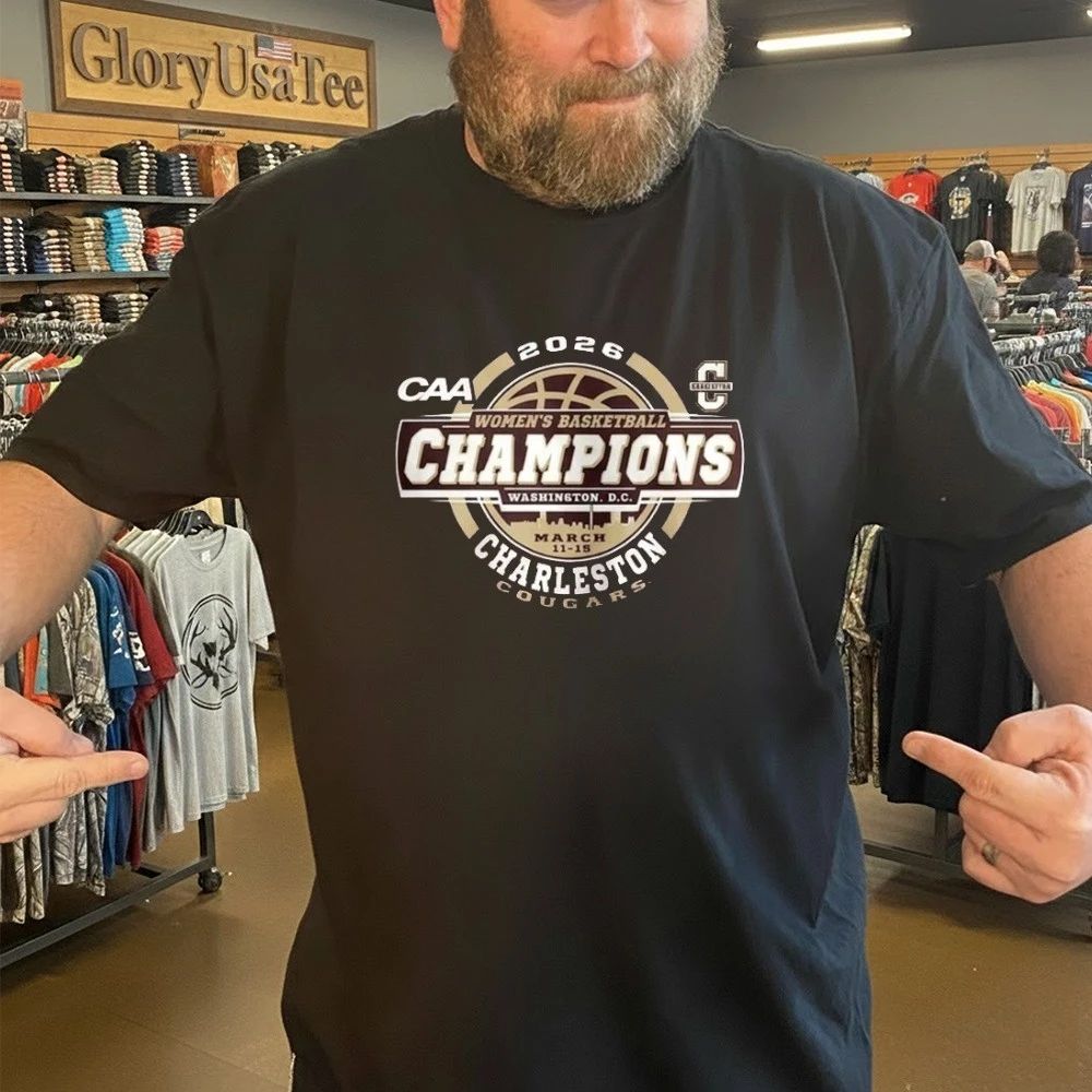 Charleston Cougars 2026 CAA Women’s Basketball Tournament Champions Shirt
